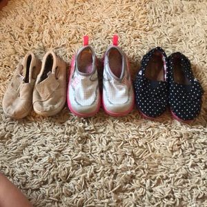 Toddler girl size 8 shoe bundle